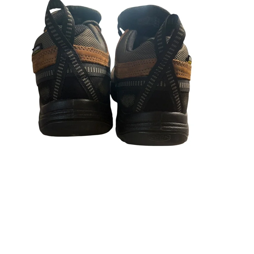 Keen Targhee III Waterproof Hiking Shoes Brown Black Mens 9 1028997 Low Trail